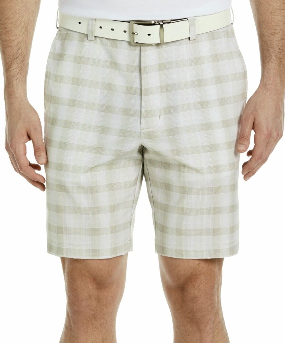 PGA Tour Men's Moisture Wicking‎ Stretch Plaid Golf Shorts Size 40 $68